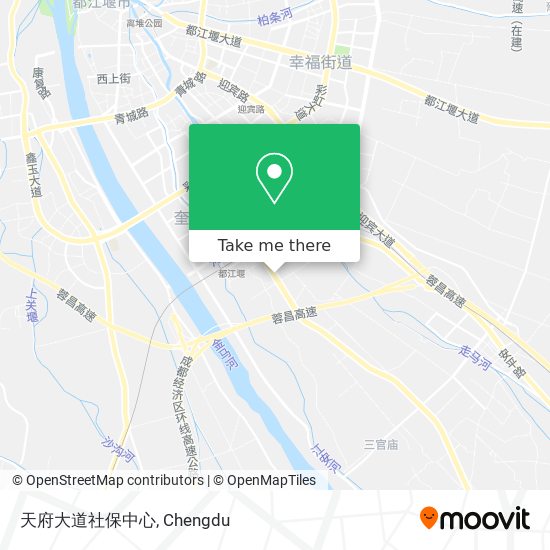 天府大道社保中心 map