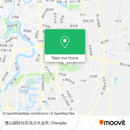 麓山国际社区高尔夫会所 map