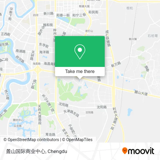 麓山国际商业中心 map