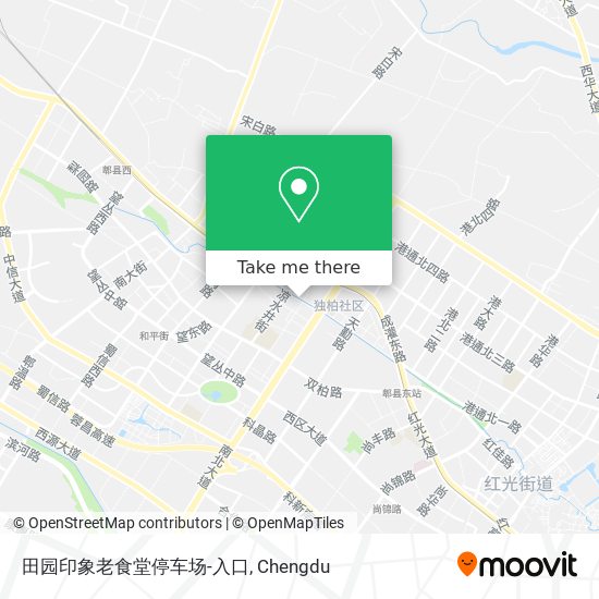 田园印象老食堂停车场-入口 map