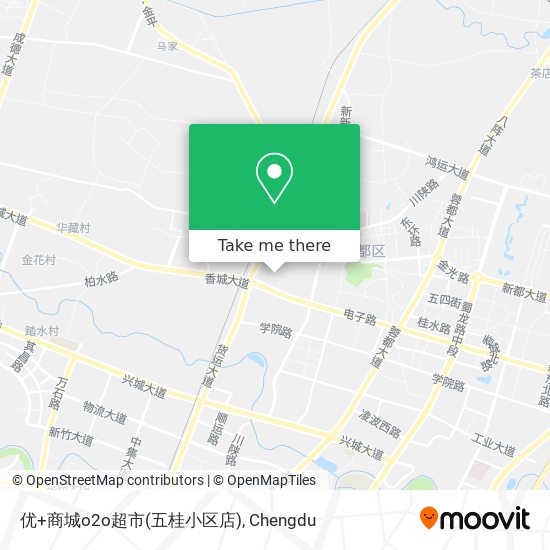 优+商城o2o超市(五桂小区店) map