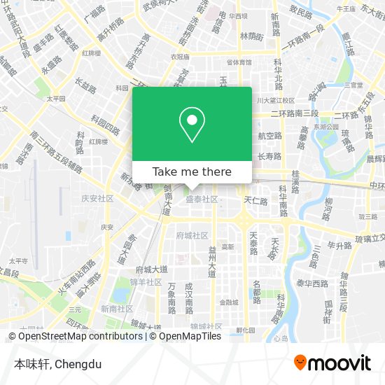 本味轩 map