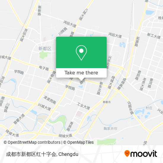 成都市新都区红十字会 map