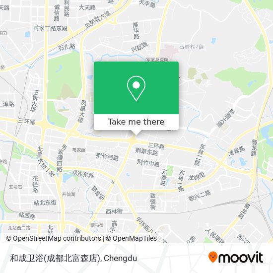 和成卫浴(成都北富森店) map
