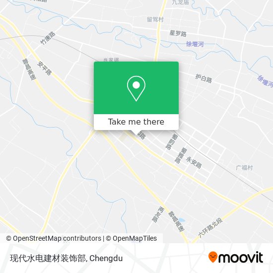 现代水电建材装饰部 map