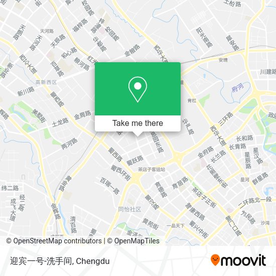迎宾一号-洗手间 map
