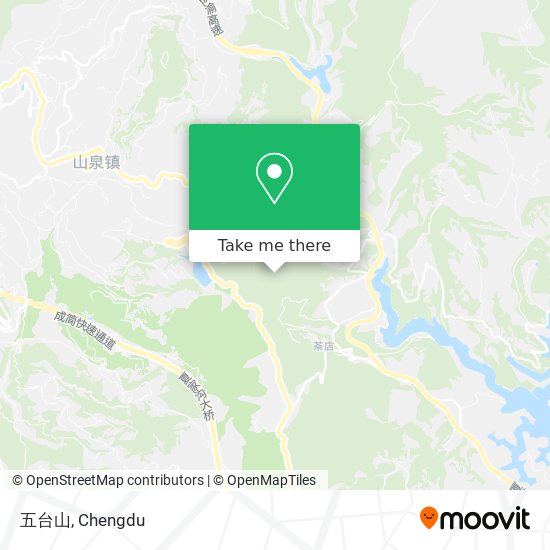 五台山 map