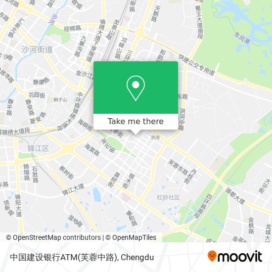 中国建设银行ATM(芙蓉中路) map