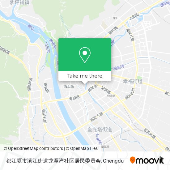 都江堰市滨江街道龙潭湾社区居民委员会 map