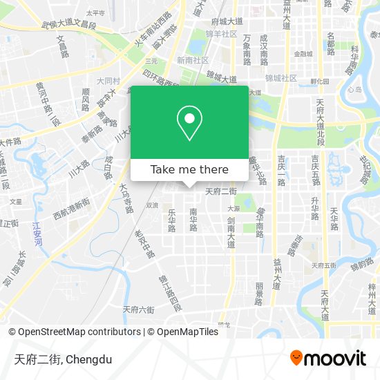 天府二街 map