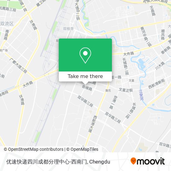 优速快递四川成都分理中心-西南门 map