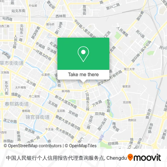 中国人民银行个人信用报告代理查询服务点 map