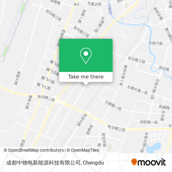 成都中物电新能源科技有限公司 map