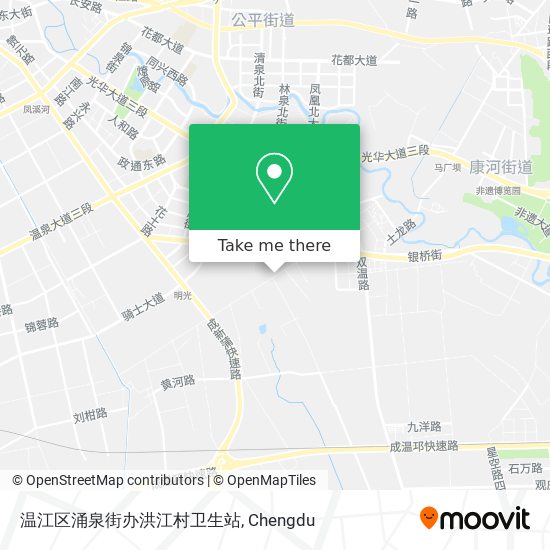温江区涌泉街办洪江村卫生站 map