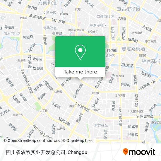 四川省农牧实业开发总公司 map