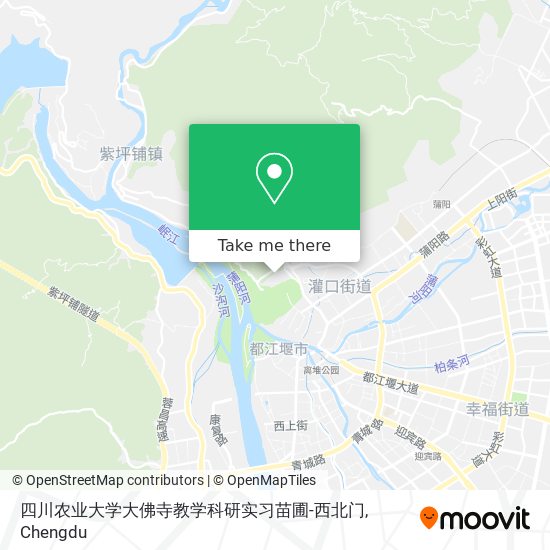 四川农业大学大佛寺教学科研实习苗圃-西北门 map