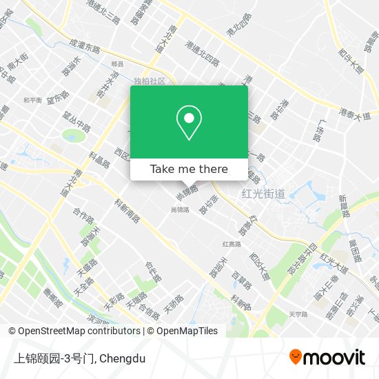 上锦颐园-3号门 map