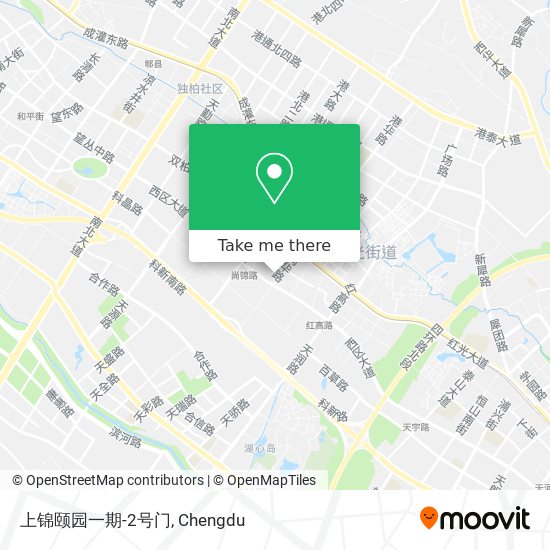 上锦颐园一期-2号门 map