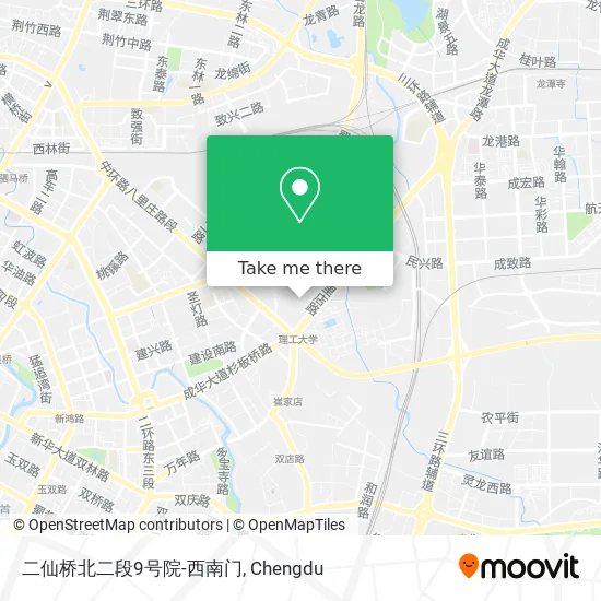 二仙桥北二段9号院-西南门 map