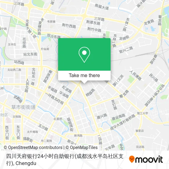 四川天府银行24小时自助银行(成都浅水半岛社区支行) map