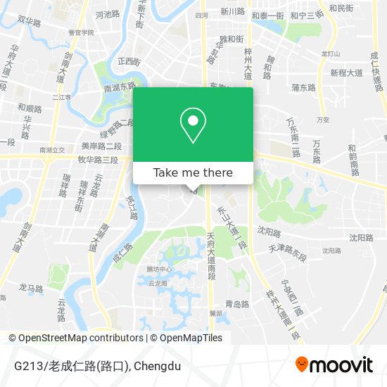 G213/老成仁路(路口) map