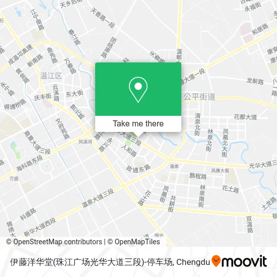 伊藤洋华堂(珠江广场光华大道三段)-停车场 map