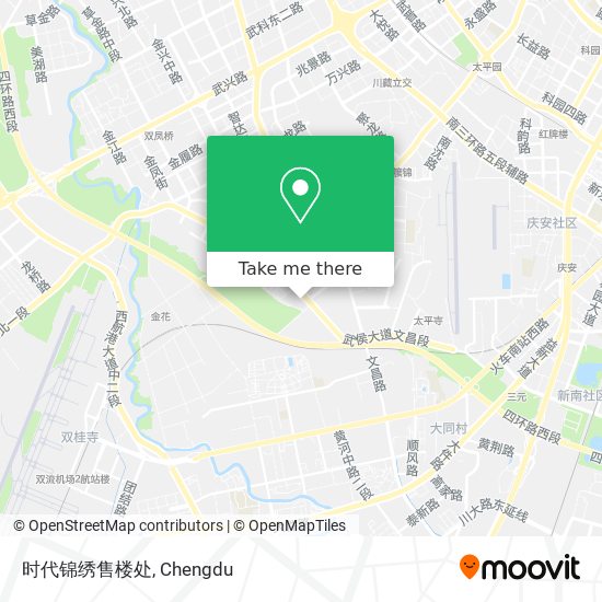 时代锦绣售楼处 map
