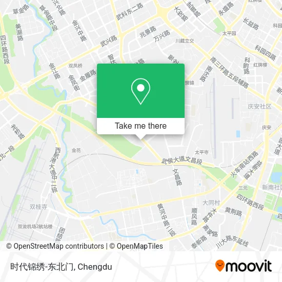 时代锦绣-东北门 map