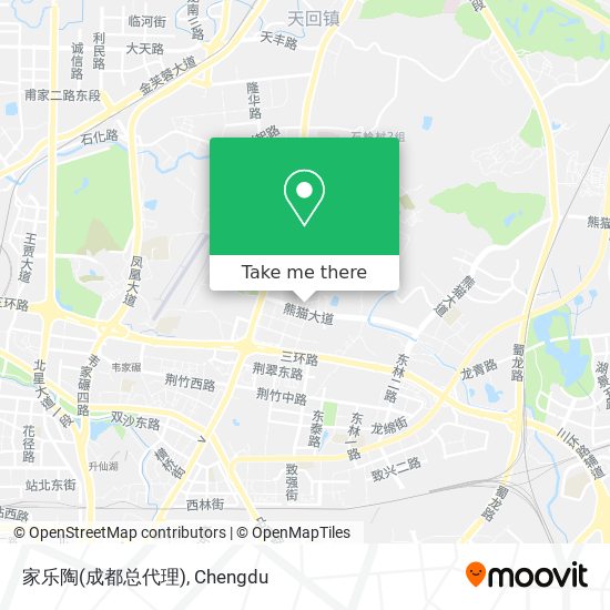 家乐陶(成都总代理) map