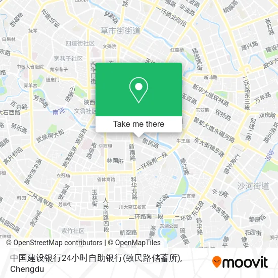 中国建设银行24小时自助银行(致民路储蓄所) map