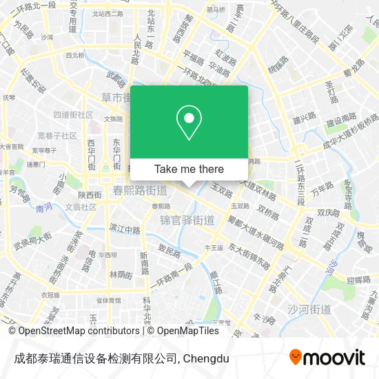 成都泰瑞通信设备检测有限公司 map