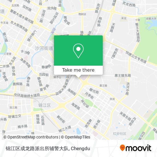 锦江区成龙路派出所辅警大队 map