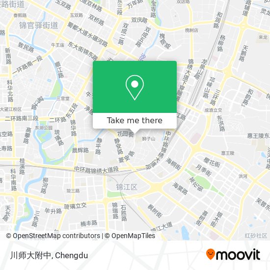 川师大附中 map