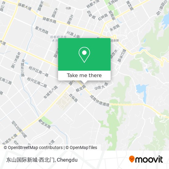 东山国际新城-西北门 map