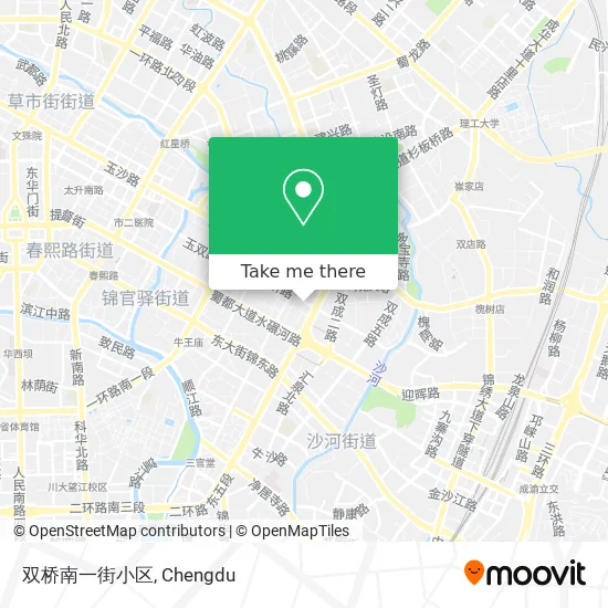双桥南一街小区 map