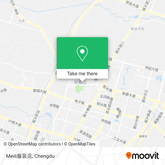 Meili服装店 map