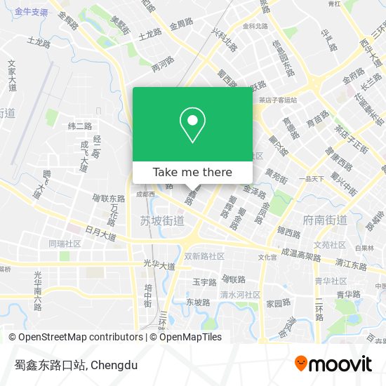 蜀鑫东路口站 map