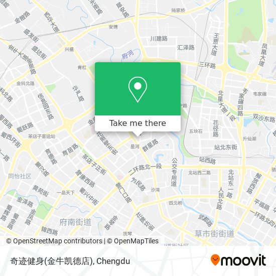 奇迹健身(金牛凯德店) map