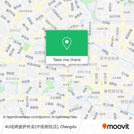 4U现烤披萨外卖(中医附院店) map