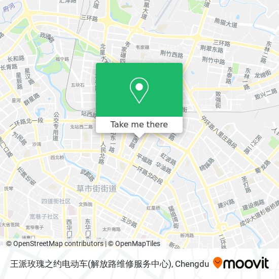 王派玫瑰之约电动车(解放路维修服务中心) map