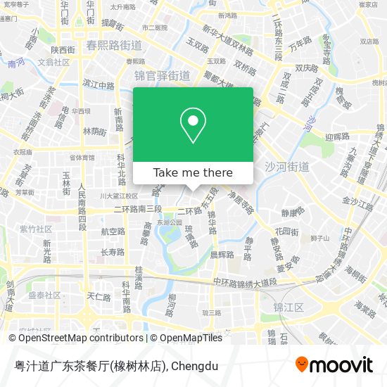 粤汁道广东茶餐厅(橡树林店) map