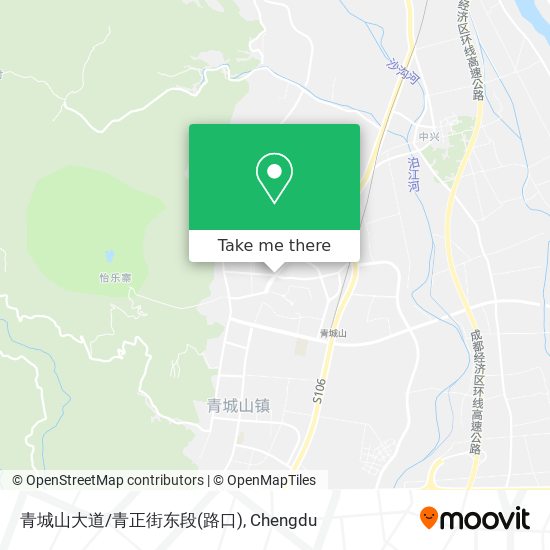 青城山大道/青正街东段(路口) map