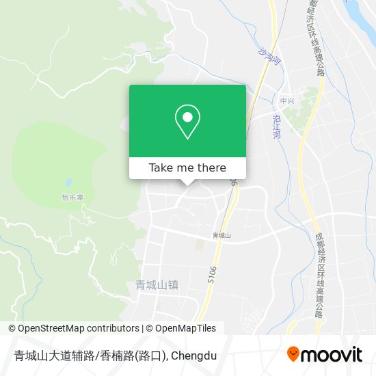 青城山大道辅路/香楠路(路口) map