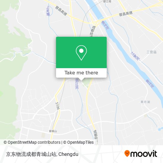 京东物流成都青城山站 map