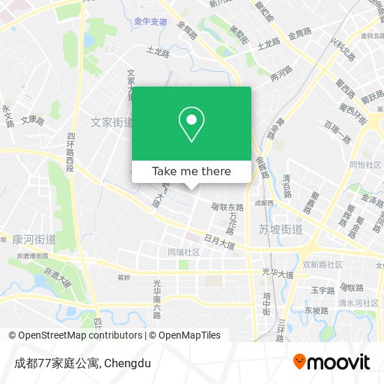 成都77家庭公寓 map