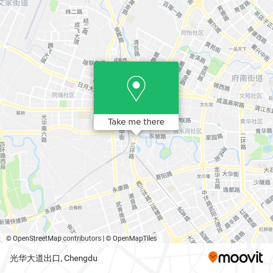 光华大道出口 map