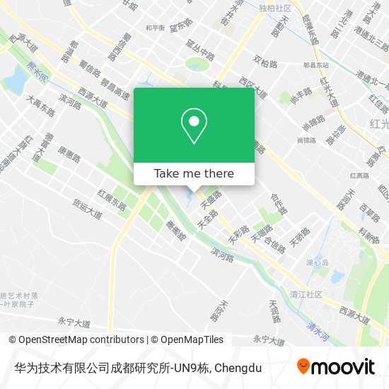 华为技术有限公司成都研究所-UN9栋 map