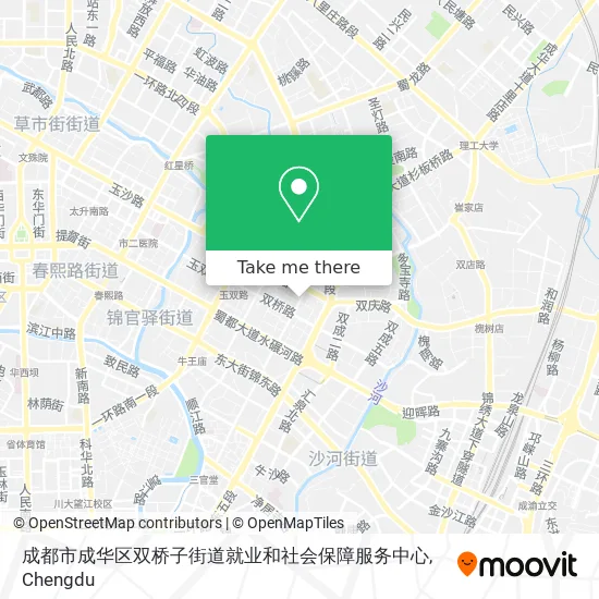 成都市成华区双桥子街道就业和社会保障服务中心 map