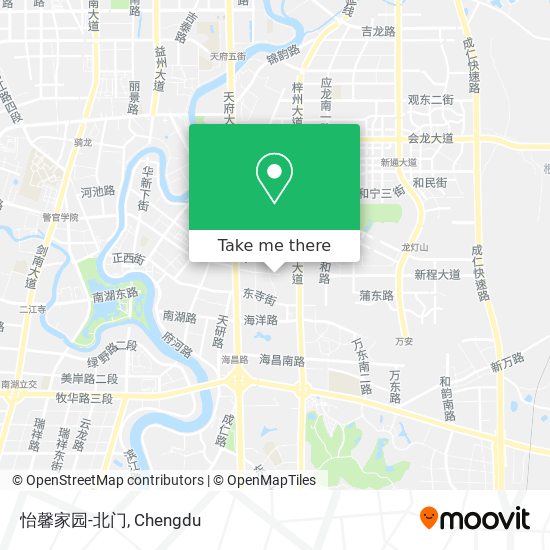 怡馨家园-北门 map
