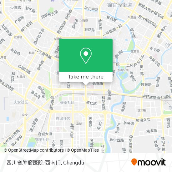 四川省肿瘤医院-西南门 map